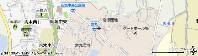 高塚区公民館周辺の地図