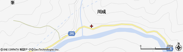 徳島県那賀町（那賀郡）川成（東畑）周辺の地図