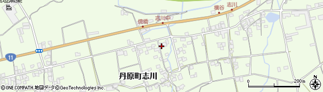 愛媛県西条市丹原町志川775周辺の地図