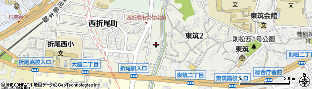 福岡県北九州市八幡西区西折尾町1周辺の地図