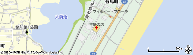 主婦の店熊野店周辺の地図