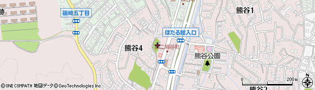 熊谷4号公園周辺の地図