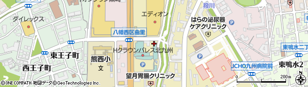 ホテルクラウンパレス北九州宿泊予約周辺の地図