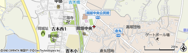中央公民館前周辺の地図