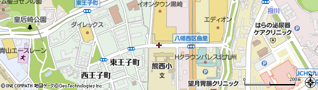 福岡県北九州市八幡西区西曲里町周辺の地図