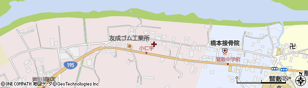 徳島県那賀町（那賀郡）小仁宇（舟津の上）周辺の地図
