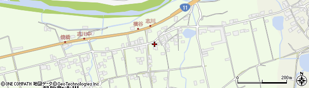 愛媛県西条市丹原町志川620周辺の地図