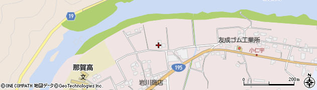 徳島県那賀郡那賀町小仁宇周辺の地図