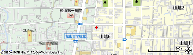 華龍飯店　山越店周辺の地図