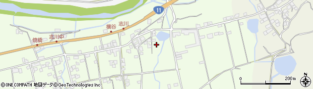 愛媛県西条市丹原町志川611周辺の地図