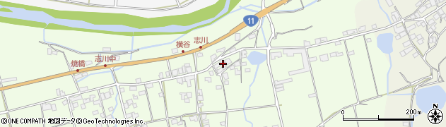 愛媛県西条市丹原町志川646周辺の地図