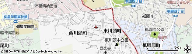 東川頭町駐車場周辺の地図