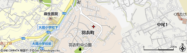 福岡県北九州市八幡東区羽衣町周辺の地図