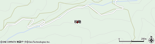 徳島県上勝町（勝浦郡）福原（杉地）周辺の地図