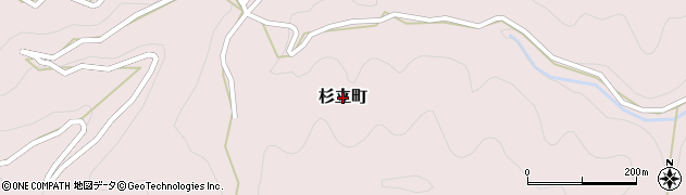 愛媛県松山市杉立町周辺の地図