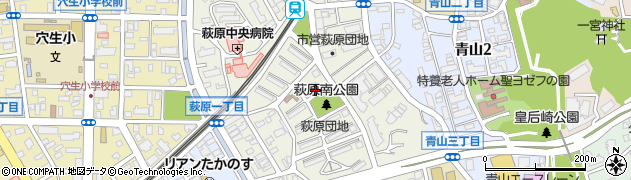 福岡県北九州市八幡西区萩原周辺の地図