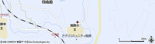 稲原郵便局周辺の地図