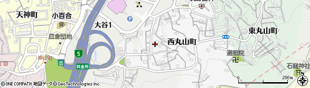 福岡県北九州市八幡東区西丸山町周辺の地図