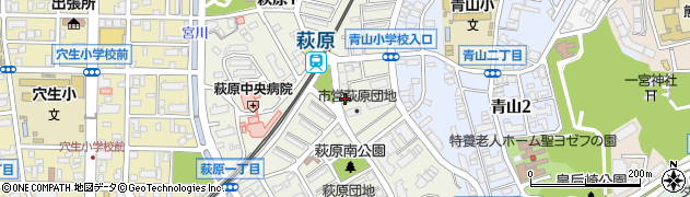 萩原米穀店周辺の地図