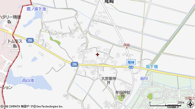 〒811-4342 福岡県遠賀郡遠賀町尾崎の地図