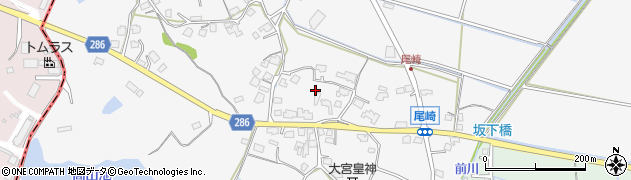 福岡県遠賀町（遠賀郡）尾崎周辺の地図