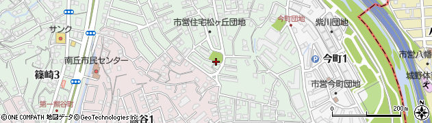 篠崎中公園周辺の地図