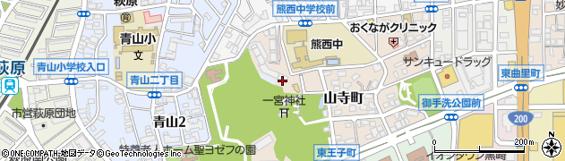 福岡県北九州市八幡西区山寺町12-3周辺の地図