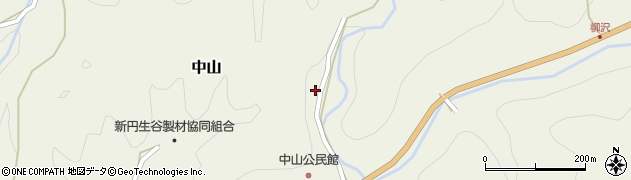 徳島県那賀郡那賀町中山ひえはた周辺の地図