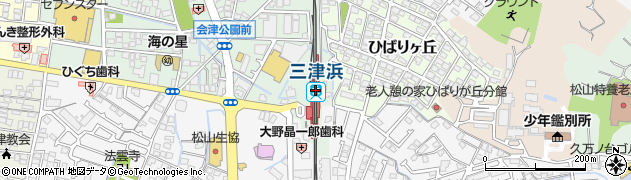 三津浜駅周辺の地図
