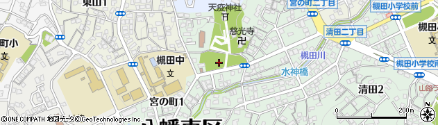 宮の町公園周辺の地図