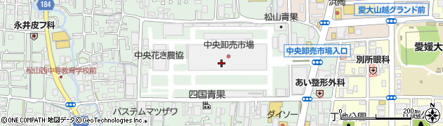 松山中央青果商業協同組合周辺の地図