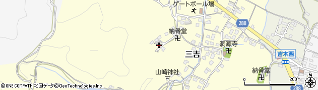 福岡県遠賀郡岡垣町三吉689周辺の地図