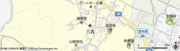 福岡県遠賀郡岡垣町三吉730周辺の地図