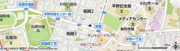 祇園寿司本店周辺の地図