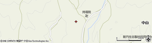 徳島県那賀郡那賀町中山寺の前周辺の地図
