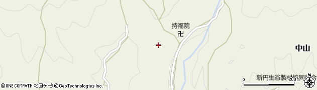 徳島県那賀町（那賀郡）中山（寺の前）周辺の地図