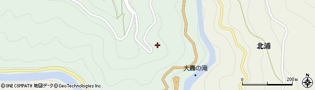 徳島県那賀町（那賀郡）沢谷（杉ノ尾）周辺の地図