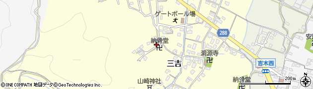 福岡県遠賀郡岡垣町三吉712周辺の地図