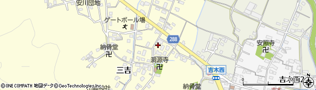 福岡県遠賀郡岡垣町三吉834周辺の地図