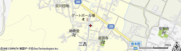 福岡県遠賀郡岡垣町三吉265周辺の地図