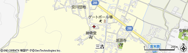 福岡県遠賀郡岡垣町三吉721周辺の地図