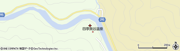 徳島県那賀町（那賀郡）横谷（夏切）周辺の地図