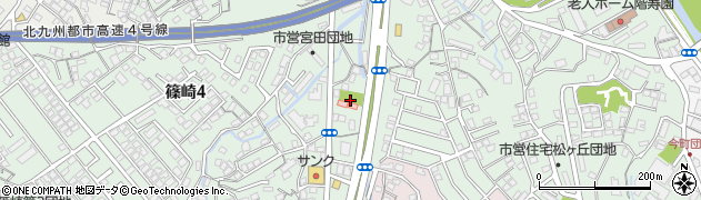 篠崎公園周辺の地図