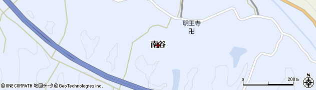 和歌山県印南町（日高郡）南谷周辺の地図