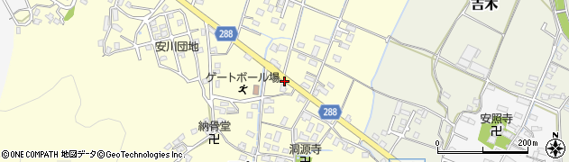 三吉周辺の地図