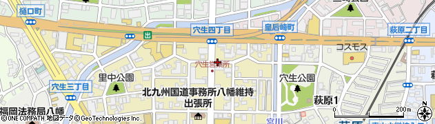 九州米油株式会社　穴生サービスステーション周辺の地図