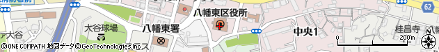 福岡県北九州市八幡東区周辺の地図