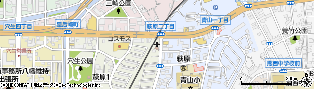 ダブルワン米太郎萩原店周辺の地図