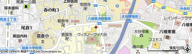 株式会社西鉄ストア　スピナ帆柱店周辺の地図