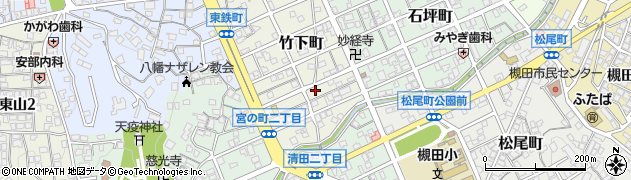 ポーラ化粧品竹下町営業支店周辺の地図